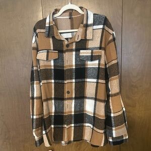 Women’s Plus Size Plaid Shacket